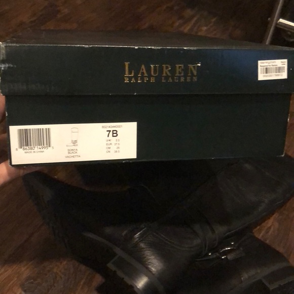 Size 7 Ralph Lauren Sonya Riding Boots - Picture 10 of 10